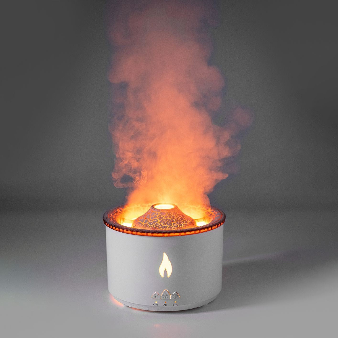 Diffuseur d’Huiles Essentielles Volcan & Flamme – Humidificateur
