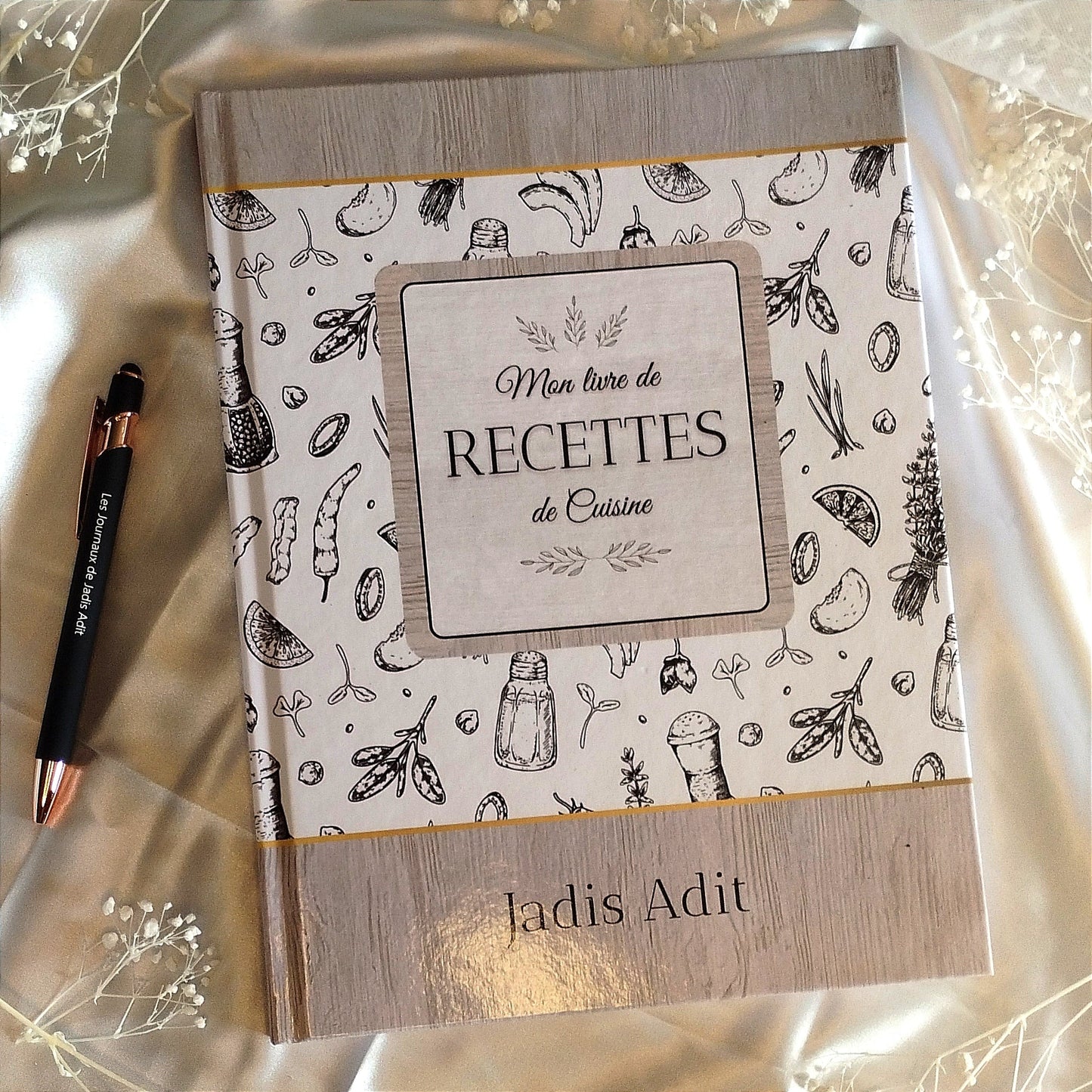 Livres de recettes de cuisine à remplir Maison Jadeïs