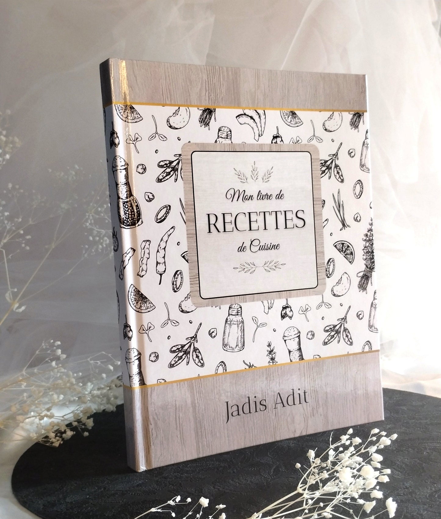 Livres de recettes de cuisine à remplir Maison Jadeïs