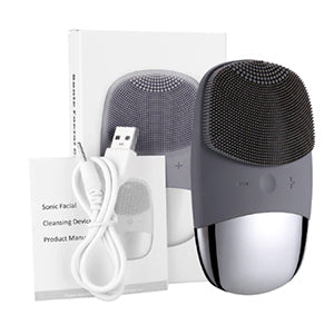 Mini-brosse visage en silicone électrique – Peau douce et lumineuse au quotidien