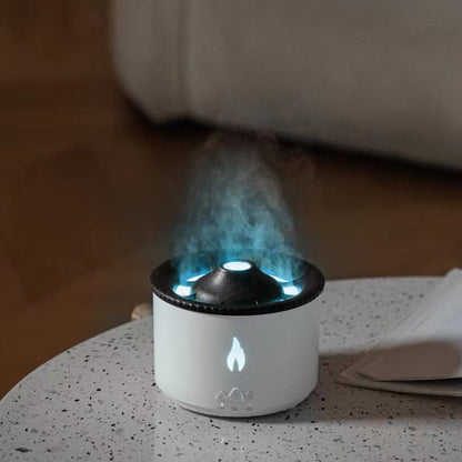 Diffuseur d’Huiles Essentielles Volcan & Flamme – Humidificateur