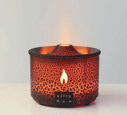 Diffuseur d’Huiles Essentielles Volcan & Flamme – Humidificateur