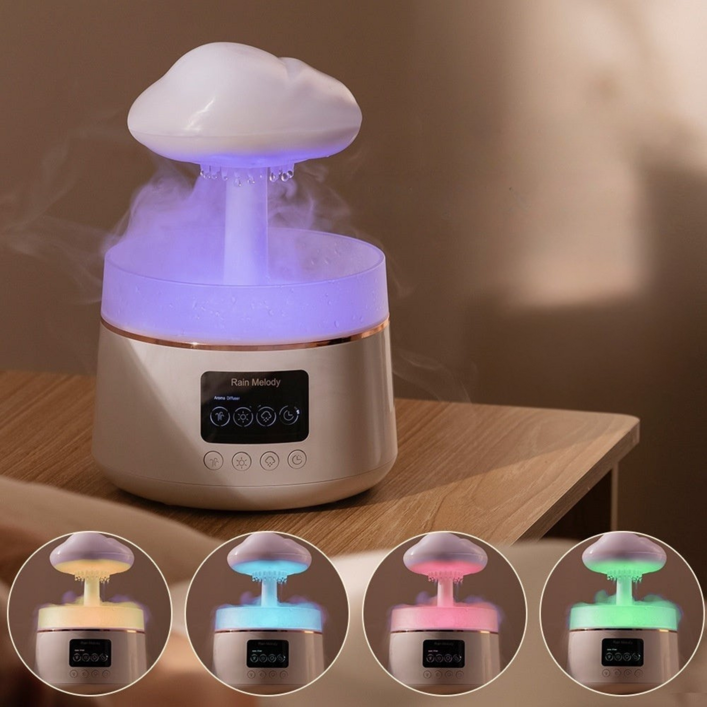 Humidificateur Nuage LED – Bien-être intérieur et ambiance apaisante