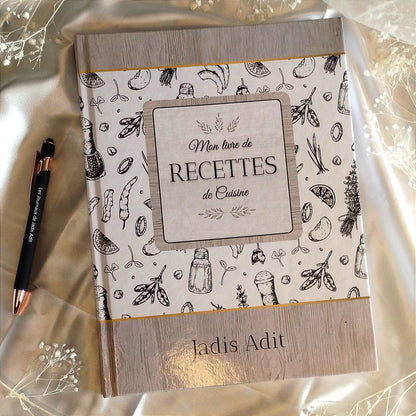 Livres de recettes de cuisine à remplir Maison Jadeïs