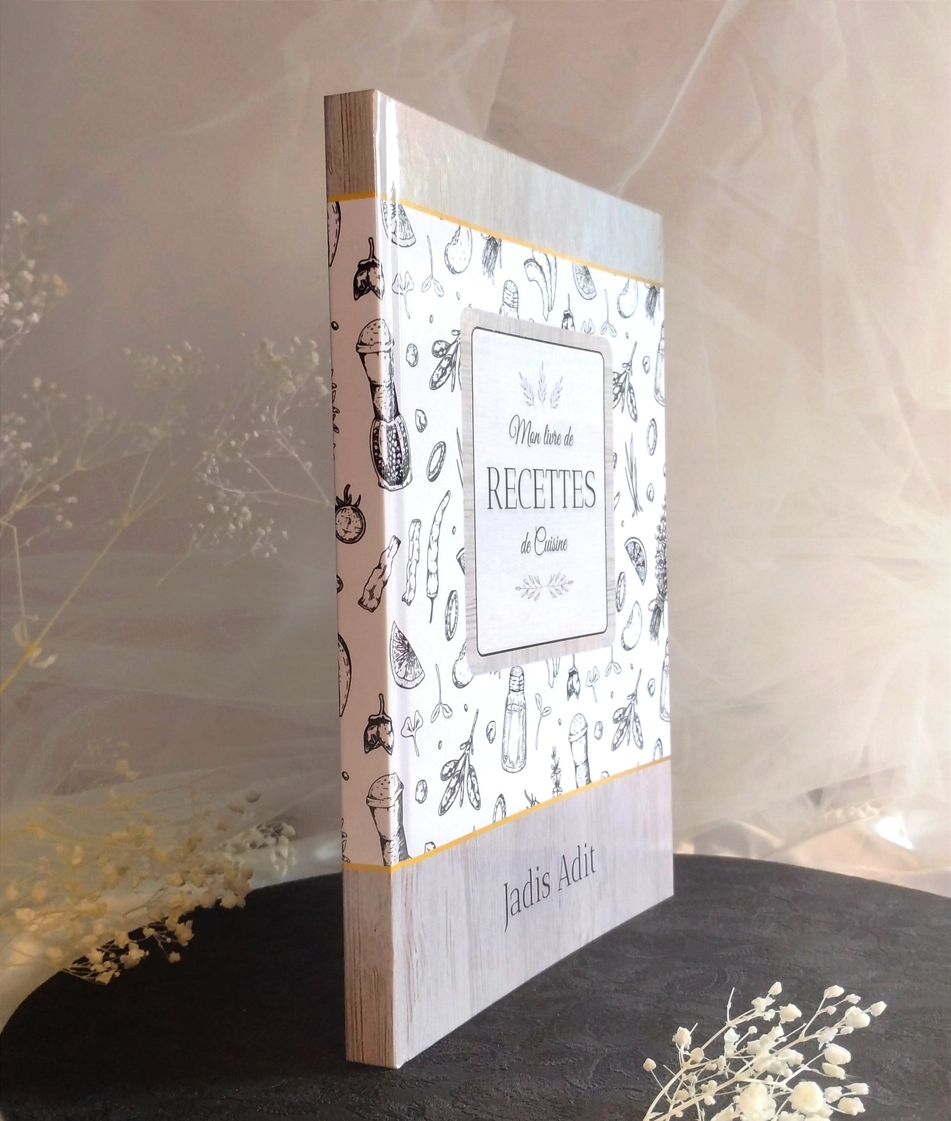 Livres de recettes de cuisine à remplir Maison Jadeïs