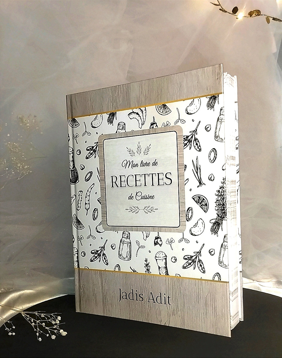 Livres de recettes de cuisine à remplir Maison Jadeïs