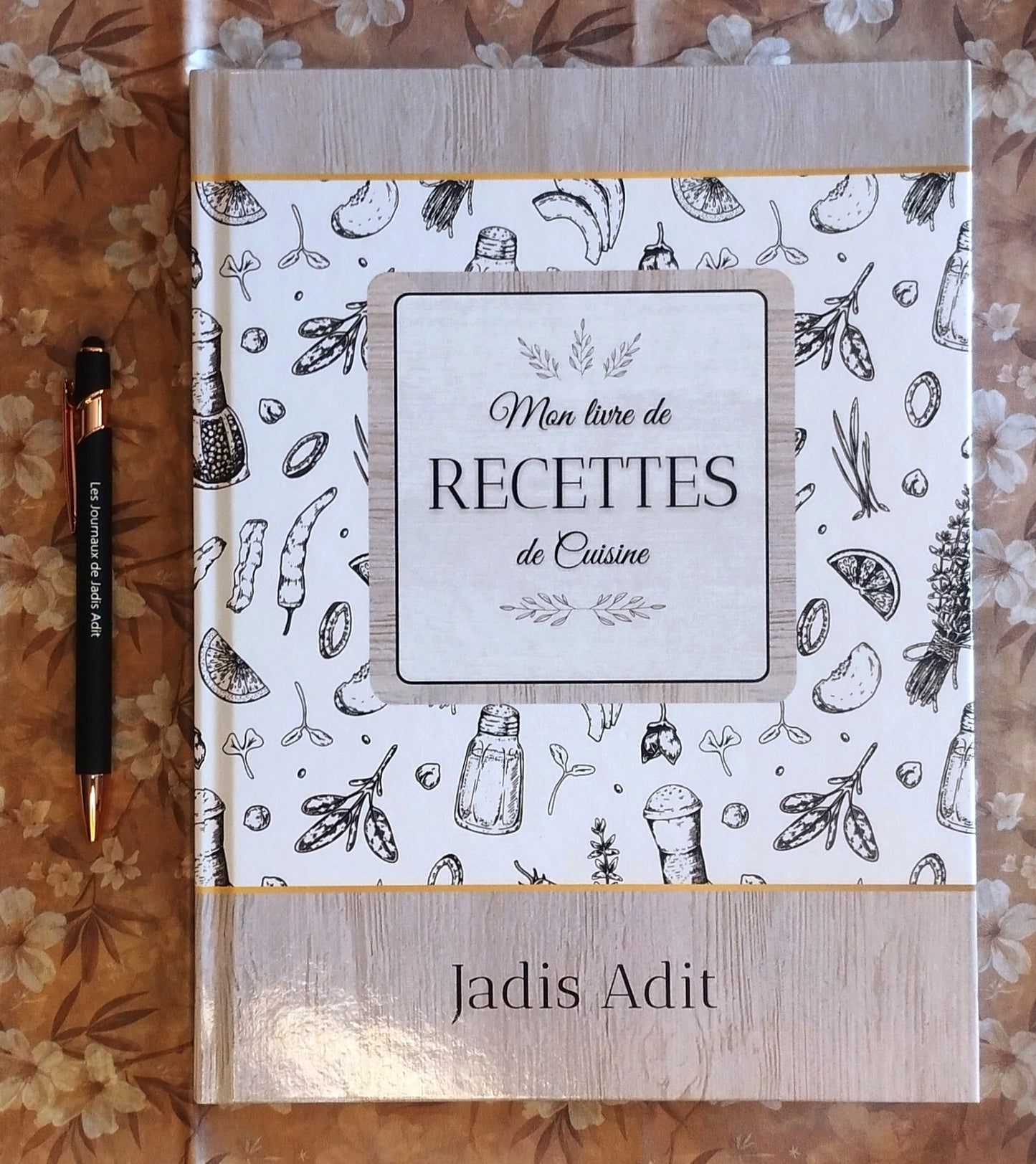 Livres de recettes de cuisine à remplir Maison Jadeïs