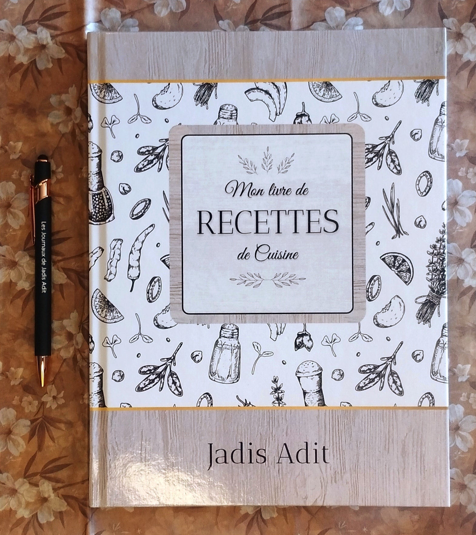 Livres de recettes de cuisine à remplir Maison Jadeïs