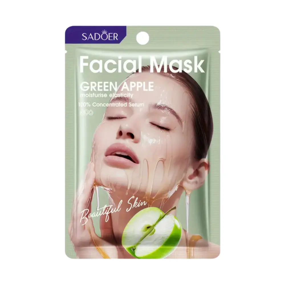 Masque Visage Hydratant à la Pomme Verte 