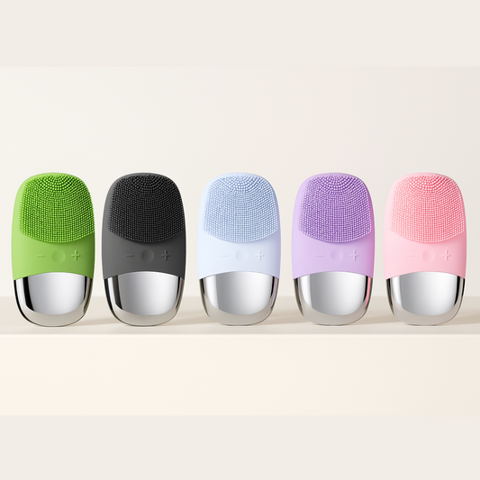 Mini-brosse visage en silicone électrique – Peau douce et lumineuse au quotidien