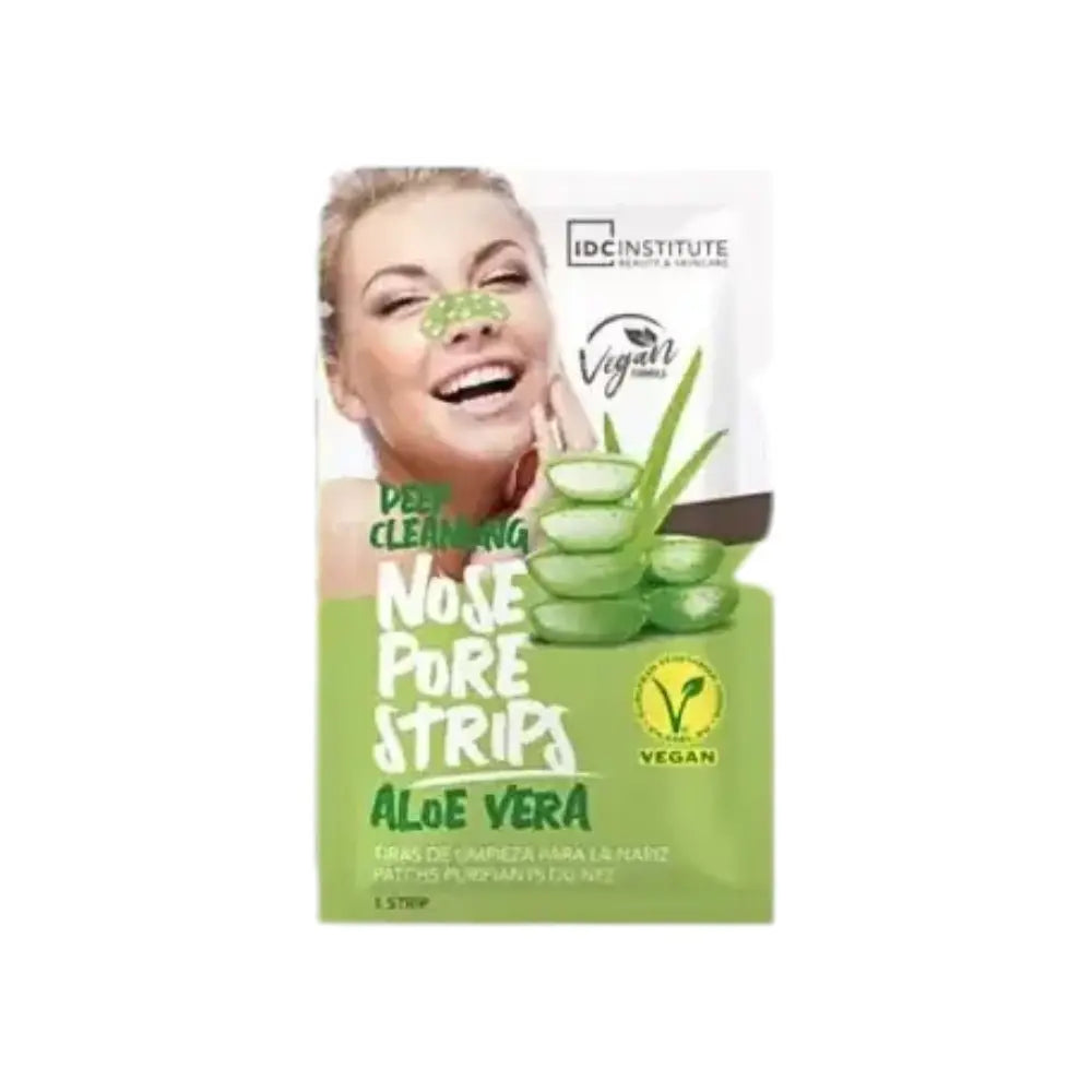 Patchs Points Noirs Végan Aloe Vera pour le Nez IDC INSTITUTE - 5 Patchs 