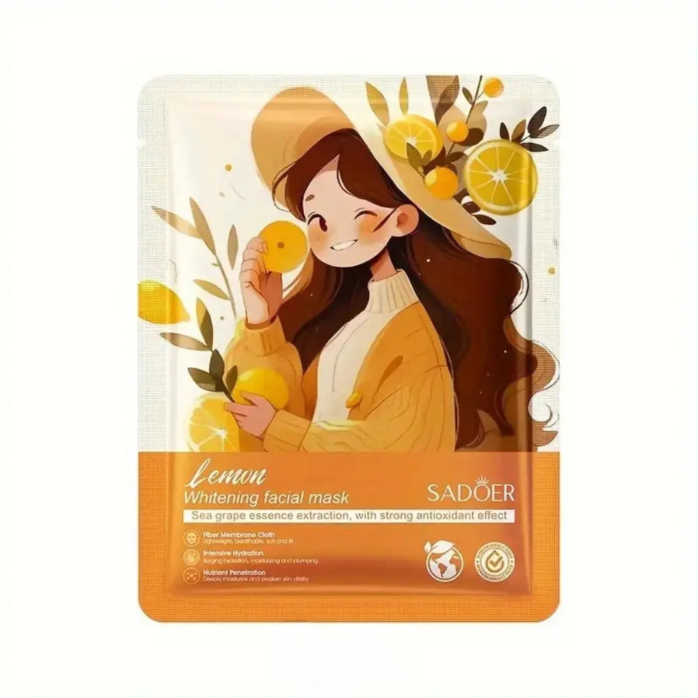 masque visage citron