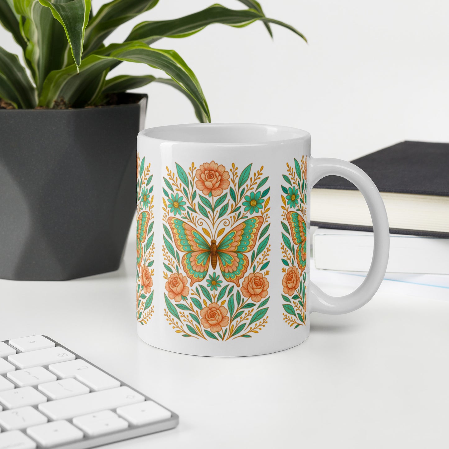 mug papillon 325ml